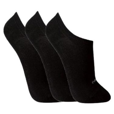 Imagem de Kit Meia Lupo Sport Sapatilha 3 Pares Preto, 45-48