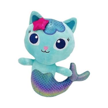 Imagem de Boneca De Pelúcia Gato Sereia 2025 Gabby Doll House Desenho Animado Br