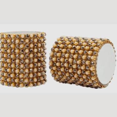 Imagem de Par De Ponteiras Para Cortinas Com Strass 28mm ponteira de cortina - B