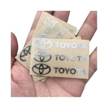 Imagem de Emblema De Carro Toyota Adesivos Impermeáveis Para Corolla Camry RAV4 