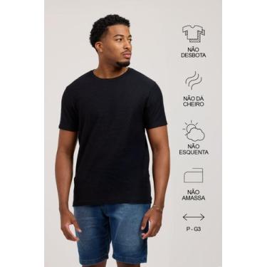 Imagem de Camiseta Básica Tecnológica - Modella, Preto, G2
