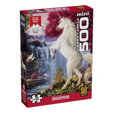 Imagem de Mini Quebra-cabeça 500 peças Unicórnios - Grow