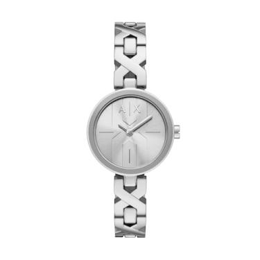 Imagem de Armani Exchange Relógio feminino A|X de aço inoxidável com dois ponteiros (modelo: AX5830)