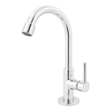 Imagem de 2X Torneira Inox Bancada Metal Lavatório 1/2 Pia Banheiro 1/