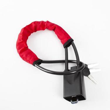 Imagem de Trava Antifurto Para Cinto de SegurançA do Carro no Volante