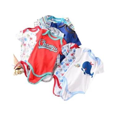 Imagem de Body de Verão para Bebês (0-12 Meses) - Macacão para Recém-Nascidos - 