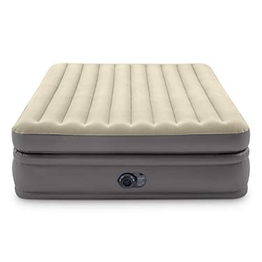 Imagem de Intex 64163ED Colchão de ar elevado Queen Prime Comfort: Fiber-Tech – Queen Size – Bomba elétrica embutida – Altura da cama de 50 cm – Capacidade de peso de 272 kg