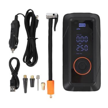 Imagem de Fafeicy Bomba de Compressor de Ar Portátil de Inflador Sem Fio Com LCD Digital Inflação Rápida para Carros Bicicleos Motocicletas Esportes Bolas (Versão geral)