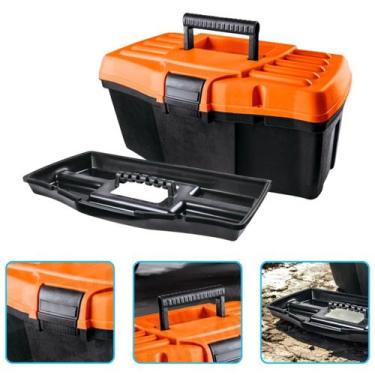 Imagem de Caixa para Ferramentas Com Trava Plástica 12 Polegadas Com Bandeja - U
