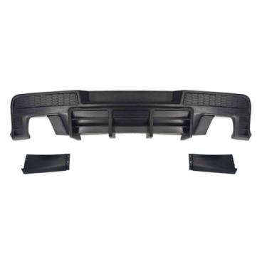 Imagem de Spoiler traseiro de carro difusor labial modificação compatível com Camaro RS 2014-2015 protetor de para-choque capa acessórios (saída única)