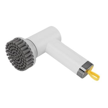 Imagem de AUNMAS Escova Elétrica do Lavador de Banheiro Limpador Com 3 Cabeças Substituíveis, Limpeza de Chuveiro Rotativa Sem Fio para Banheira na Parede da Cozinha Piso (Branco)