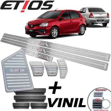 Imagem de Soleira Pedaleira Descanso Etios 13 A 19 Prata Manual BR