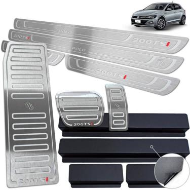 Imagem de Soleira Descanso Pedaleira Polo 200 Tsi 2018/2020 Prata BR