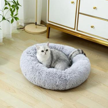 Imagem de Travesseiro para cães, camas de gato, cama de coelho, cama de cachorro, cama fofa para animais de estimação, caverna, cama de cachorro, cama de gatos para ambientes internos de até 4,5 kg