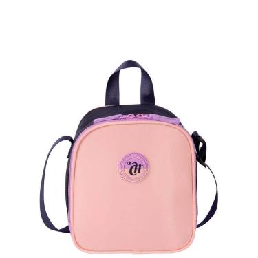 Imagem de Lancheira Grande Capricho Block - Pêssego E Lilás