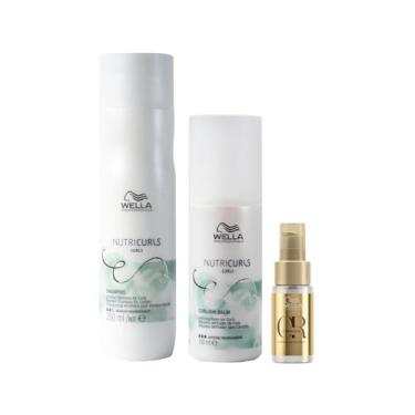 Imagem de KIT WELLA PRO NUTRICURLS SH250+LV150+OL30