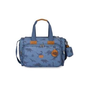 Imagem de Bolsa de Maternidade MasterBag Térmica Anne Dinossauro Azul-Masculino
