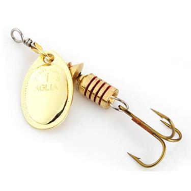 Imagem de Ganchos de pesca isca giratória 3g-13g colher dura iscas de baixo isca de pesca artística com ganchos agudos para carpa, acessórios de pesca, anzóis (cor: nº 3, tamanho: tamanho 1)