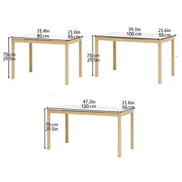 Imagem de AKALNNB Mesa de PC moderna estilo simples PC laptop mesa de escritório em casa mesa de estudo compacta com gaveta de armazenamento estação de trabalho de PC estável, mesas de escritório de 3 cores
