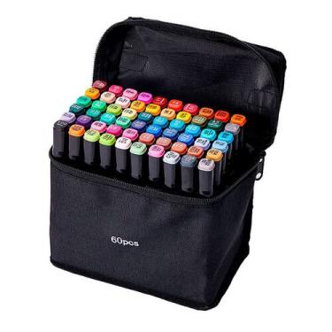 Imagem de Conjunto Canetinhas 60 Unidades Linha Profissional Pintura - RELET