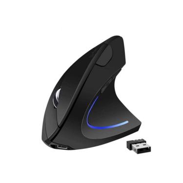Imagem de Mouse ergonômico vertical sem fio recarregável - preto