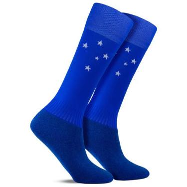 Imagem de Meião de Futebol Esporte Clube Cruzeiro Infantil Juvenil - Rikam, Cruz