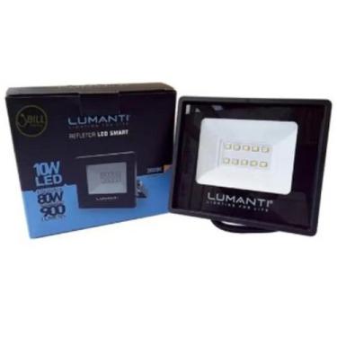 Imagem de Refletor de led 10w 3000K - 5500K - lumanti, 3000K