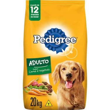 Imagem de Ração pedigree adulto 20 kg