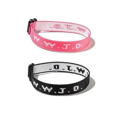 Imagem de Pingyongchang WWJD Pulseira de corda trançada para mulheres e homens What Would Jesus Do Pulseiras Artesanais Proteção Pray Pulseira Cristã Religiosa Inspiradora para Mulheres Homens Joias, 6 inches