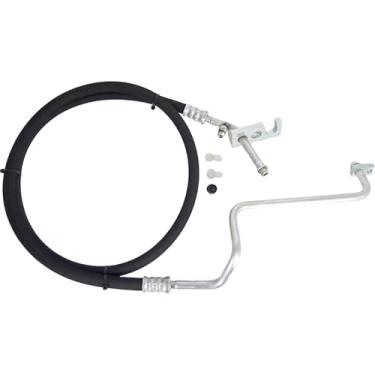 Imagem de EZROAD Compressor de linha CA de descarga F50-6242-1475 HP para conjunto de mangueira de condensador compatível com caminhão Peterbilt Kenworth 09-1406 683-T9379 T9379 683-2648 F5062421475