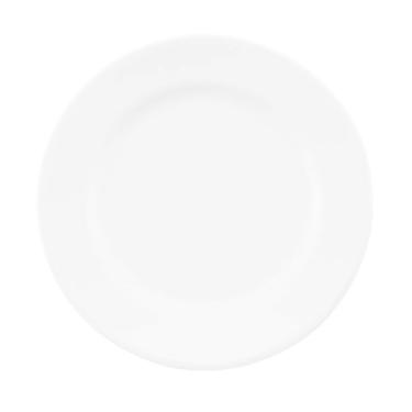 Imagem de Prato Raso Jantar Refeição 24Cm Com Aba Porcelana Oxford