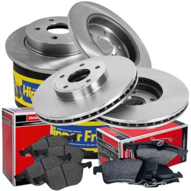 Imagem de Kit Completo de Freio Dianteiro e Traseiro Compatível com Focus 2009 a 2019 HF18F e Pastilhas MB1A2K021HB Original