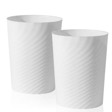 Imagem de Lata de lixo UUJOLY Plastic Small 9,8 l/2 pacotes para banheiro