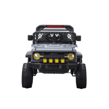 Imagem de Jipe Elétrico Infantil Bang Toys N6 Com Controle Remoto Cinza 12V