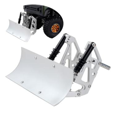 Imagem de RC Car Blade Snow Plow Metal Snow Shovel for 1/10 RC Crawler Traxxas TRX4 TRX6 Axial SCX10 SCX10 III 90046 03007 RGT 86100
