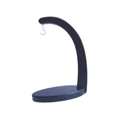 Imagem de Fxzqgnh Suporte para Bananas em Bambu, Expositor Antiderrapante com Gancho de aço, Organizador de Frutas Ideal para de Cozinha E Sala de Jantar, preto, Tamanho real