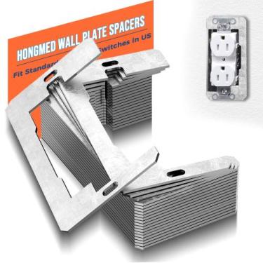 Imagem de Espaçador de placa de parede Hongmed 20 peças de metal de aço galvaniz