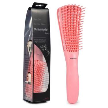 Imagem de Escova de cabelo BESTOOL Detangling para cabelos pretos encaracolados 