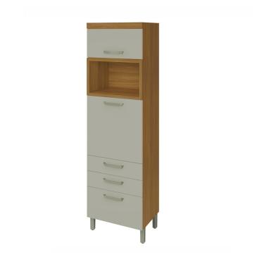 Imagem de Paneleiro 2 Portas 3 Gavetas Princesa Nesher - Freijo/Off White