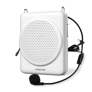 Imagem de Norwii Mini Amplificador de Voz, Microfone, Fone de Ouvido, Carregamento Rápido de 3 Horas E Até 30 Horas de Reprodução, Amplificador de Voz Pessoal, Microfone Portátil para Professores, Treinamento,