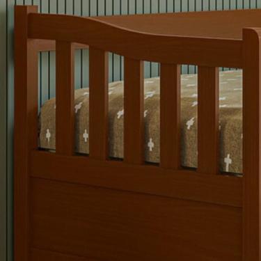 Imagem de Cama Sofá De Madeira Maciça Solteiro Reforçado Woodstore (Castanho)