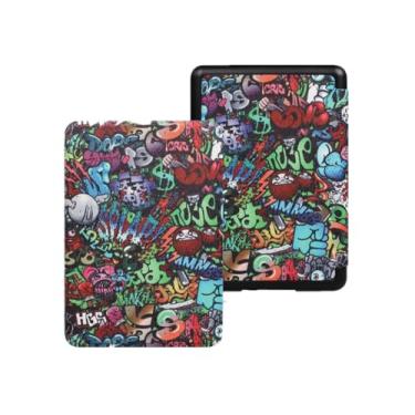 Imagem de Akacy Capa com padrão pintado para Kindle Paperwhite 6.0 polegadas 11ª geração lançada em 2022/2024 (Modelo: C2V2L3/RS23CV) com função hibernar/despertar automática (25)