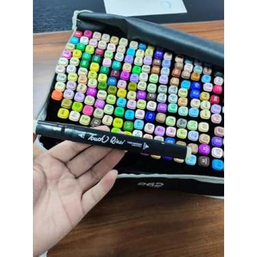 Imagem de 262 Peças Caneta Marcadora De Cabeça Dupla Conjunto De Canetas De Aquarela Especial Para Crianças