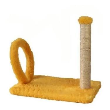 Imagem de Arranhador Com Arco Amarelo - Akara Do Gato