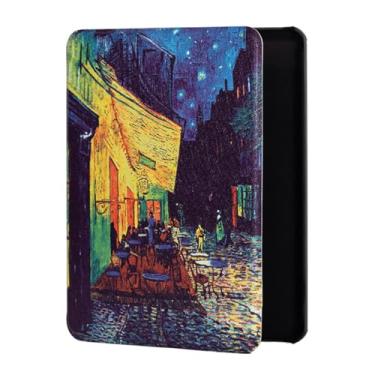 Imagem de Yzlvigrous Capa para Kindle Paperwhite 5/6/7th Gen 2012/2013/2015, Modelo Compatível com Estojo de 6 Polegadas: DP75SDI/EY21, Capa Ultra Slim PU com Sono Automático/Wake