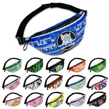 Imagem de Pochete divertida de desenho animado para adolescentes e adultos, bolsa de cintura moderna com design divertido, confortável e durável, perfeita para passeios casuais, viagens e uso diário (TJ, TJ