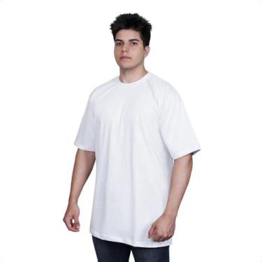 Imagem de Camisetas Oversized Unissex Lisas 100% Algodão Premium De Alta Qualida