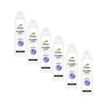 Imagem de Kit 6 Desodorantes Dove Antitranspirante Aerossol Invisible Dry 150ml