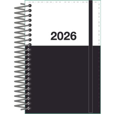 Imagem de Agenda 2026 Espiral Grande Capa Dura Dura School Basics