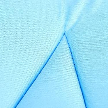 Imagem de Cryfokt Ajustador de Cinta de Segurança para Crianças de Carro e Clipe de Cinto de Segurança, Capa de Esponja Retardante de Chamas para Viagens Confortáveis ​​e Seguras, para Crianças de 5 a 12 Anos, Lavável e à Prova de Encolhimento (Azul)